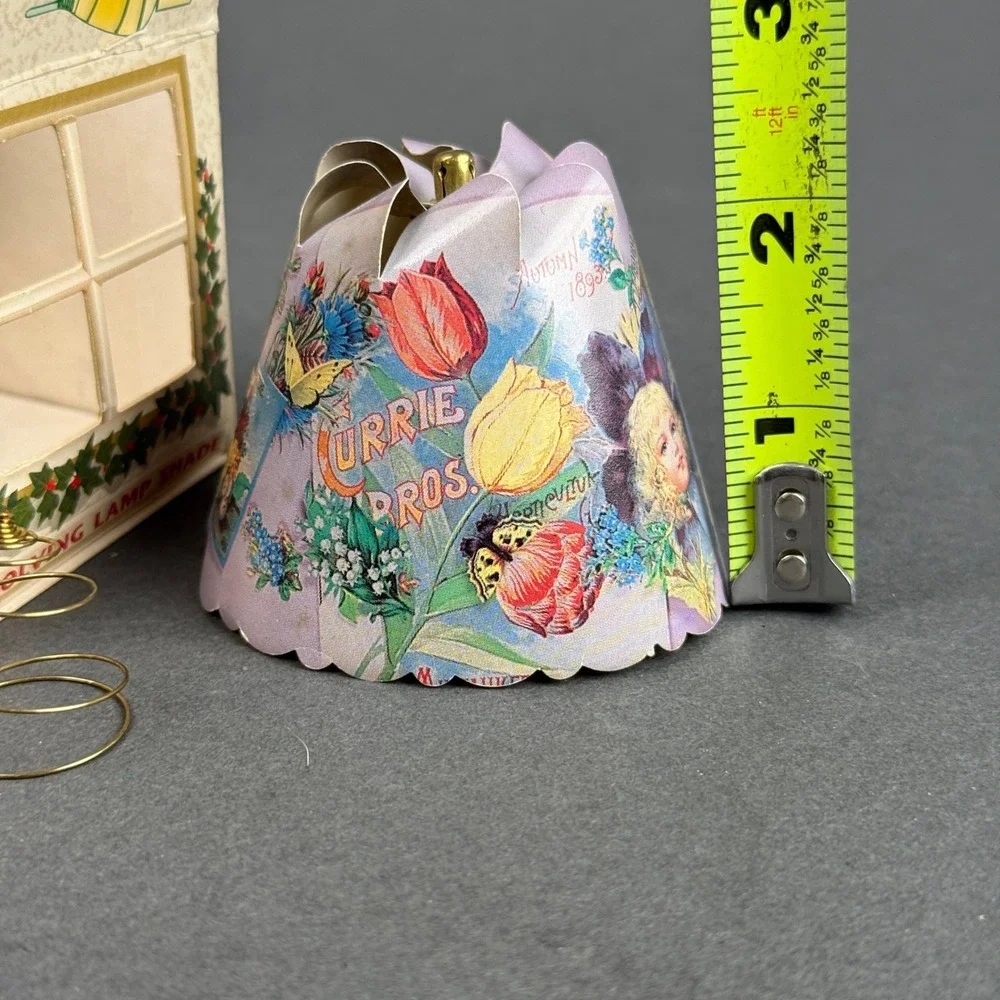 Spin Shades Revolving Lamp Shade Lot of 4 Easter Floral Vintage SXL-735S